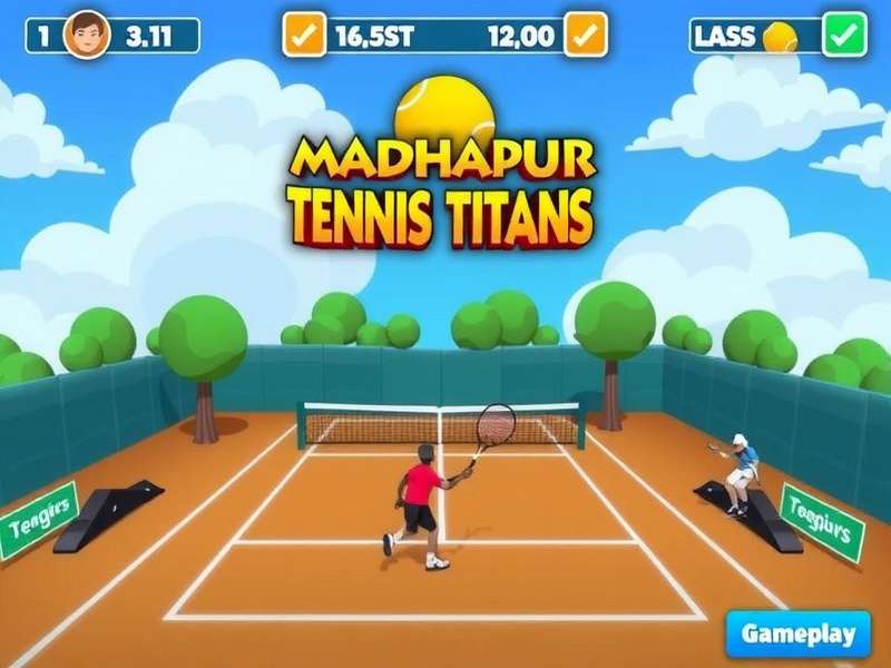 Intense Match Action Madhapur Tennis Titans Gameplay