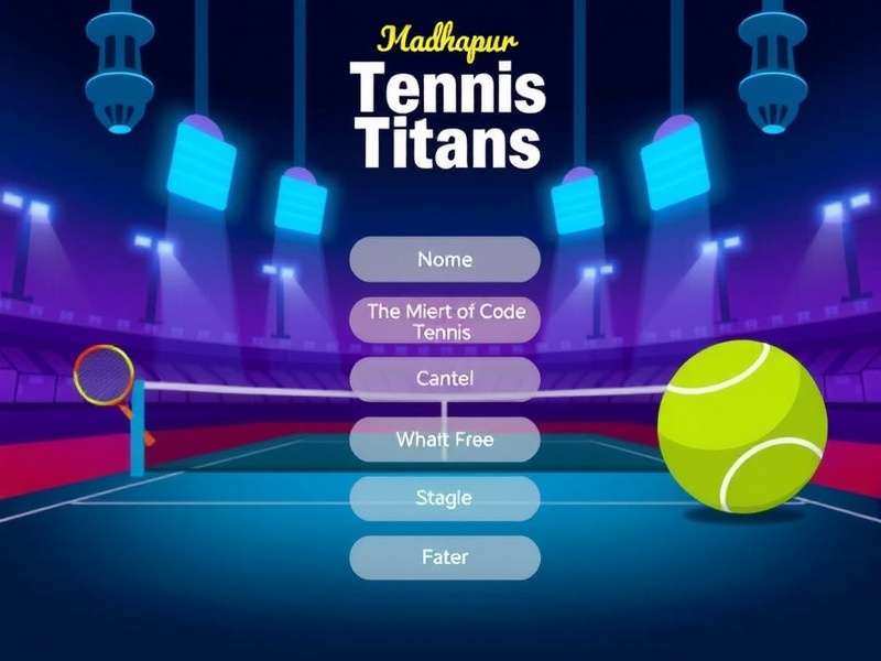Main Menu Screen Madhapur Tennis Titans Main Menu